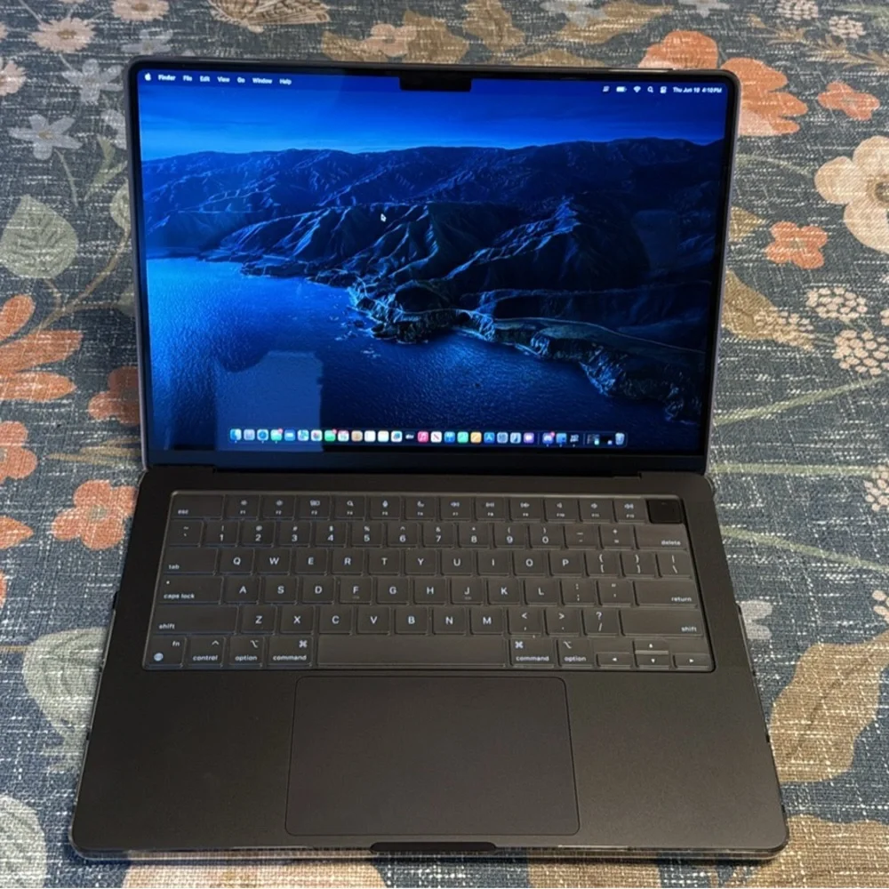 Sleek Black Laptop
